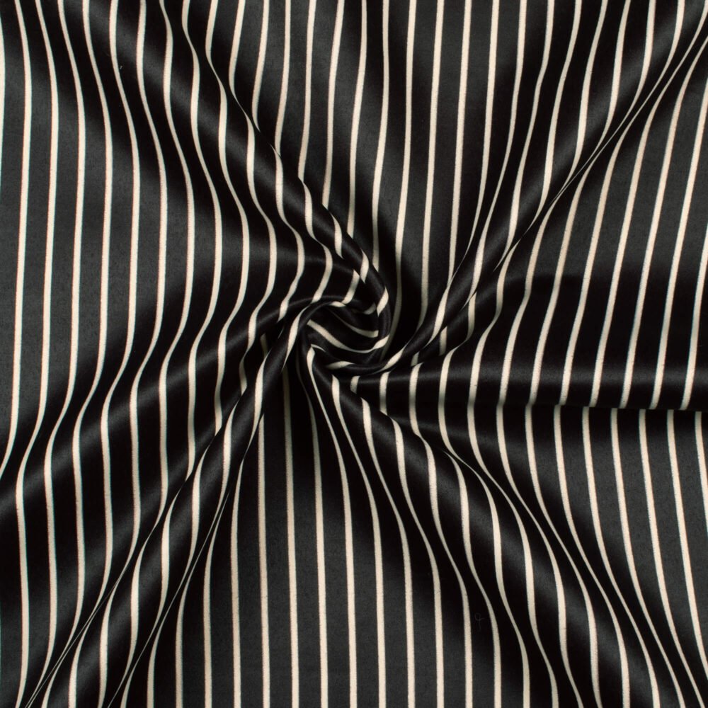 BlackPrinted Exclusive Shirting Fabric - Image 3
