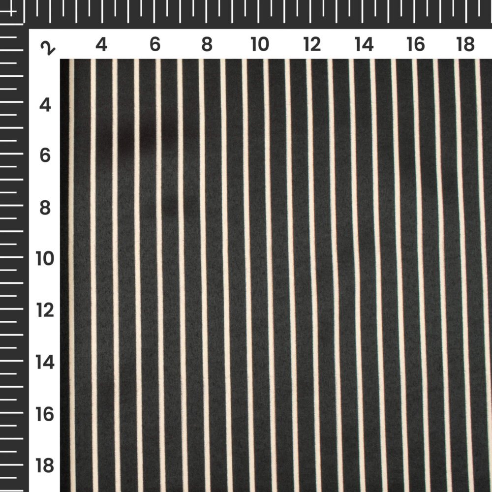 BlackPrinted Exclusive Shirting Fabric - Image 5